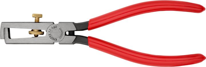 Produktbild Knipex Abisolierzangemit Öffnungsfeder, universal 11 01 160 (160 mm)