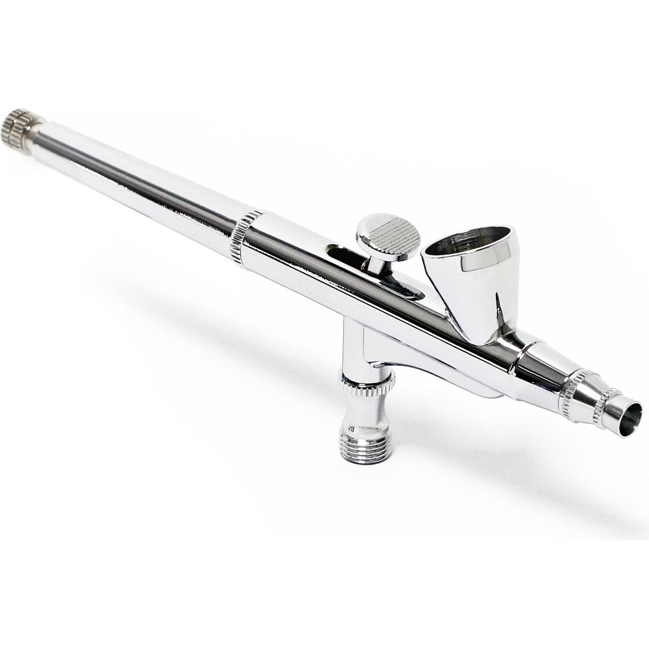 Wiltec Airbrushpistole Spritzpistole Druckluft Typ 136 Double Action Funktion Düsen