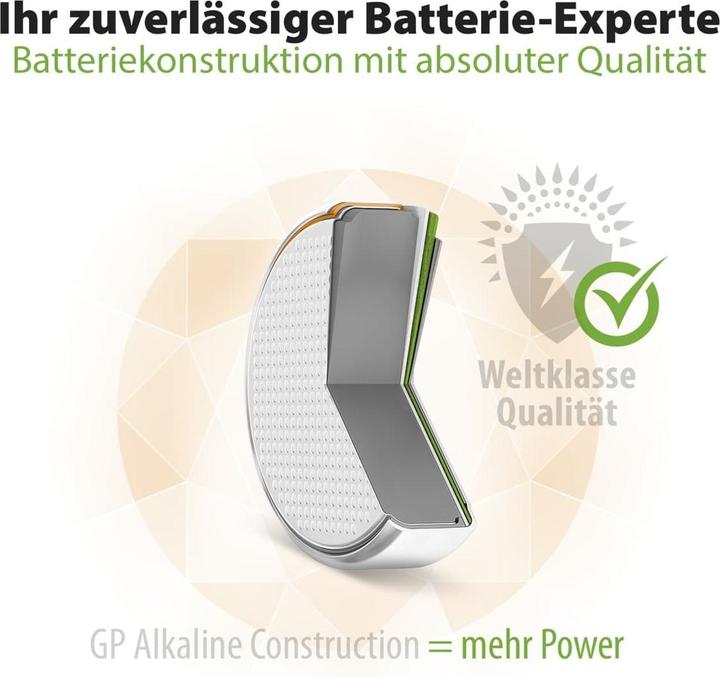 Produktbild GP Batteries Alkaline (10 Stk., LR44, 105 mAh)