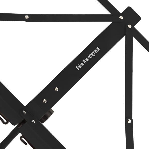 Produktbild keepdrum MUS3BK Notenständer Schwarz mit personalisierter Gravur
