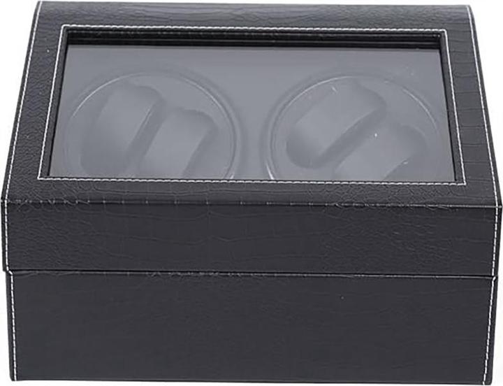 Actual product image Cbx Uhrenbeweger für 4+6 Uhren, Watchwinder Krokodilmuster (10 x)