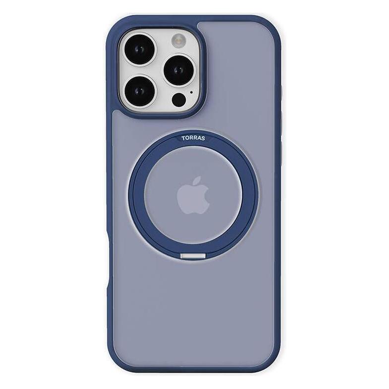 Torras Ostand Pro Case For IPhone 16 Pro (Blue) (Apple IPhone 16 Pro), Smartphone Hülle, Blau
