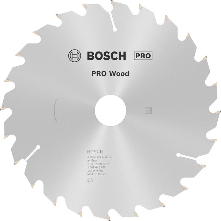 Image du produit Bosch Professional Zubehör Lame de scie circulaire PRO Wood, 210 x 2.8 x 30 mm
