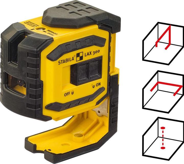 Produktbild Stabila Kreuzlinien-Lot-Laser LAX 300 (Kreuzlinienlaser)