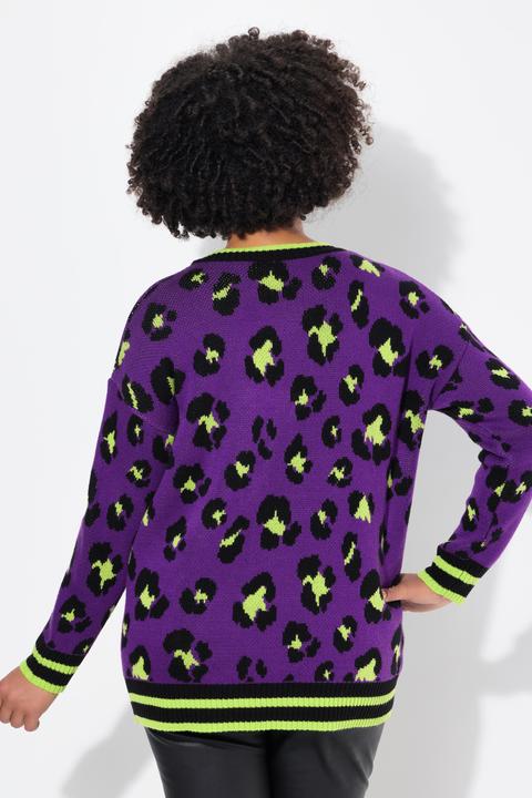 Actual product image Angel of Style Pullover, Boxy Fit, Leomuster, Langarm (54)