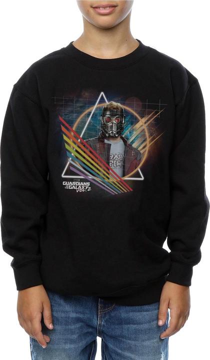 Actual product image Boys Guardians Of The Galaxy Neon Star Lord Masked Sweatshirt (128)
