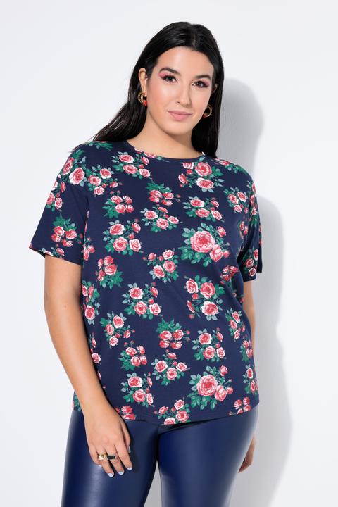 Produktbild Studio Untold T-Shirt, oversized, Roses-Print (56)