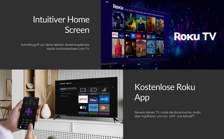 Produktbild Sharp 32GD2225E schwarz (32", LCD, HD ready)