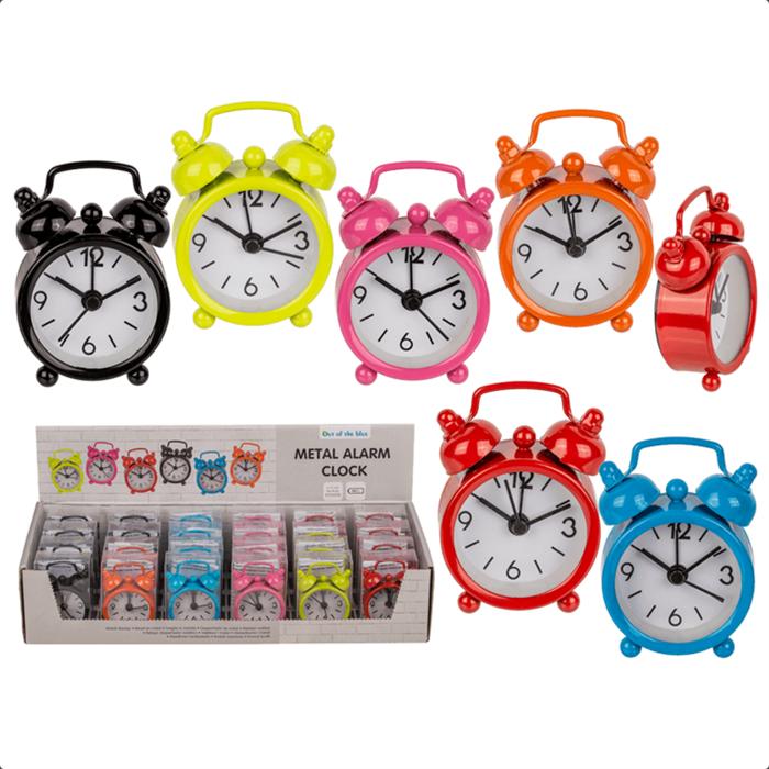 Image du produit Magni Réveil OUT OF THE BLUE Color assorti 6x4cm avec piles