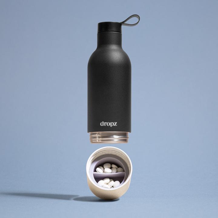 Actual product image Dropz Drinking bottle 500 l, black (0.50 l)