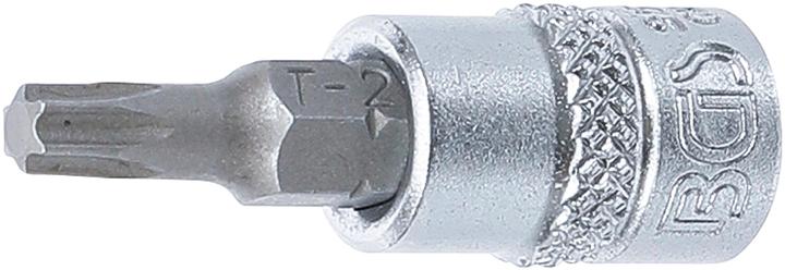 Actual product image BGS Bit Socket 6.3 mm (1/4") Drive T-Star (for Torx) T25 (T25)