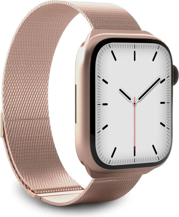 Immagine prodotto Caseme Cinturino per Apple Watch 38/40/41 mm con chiusura magnetica (38 mm, 40 mm, 41 mm, Acciaio inossidabile)