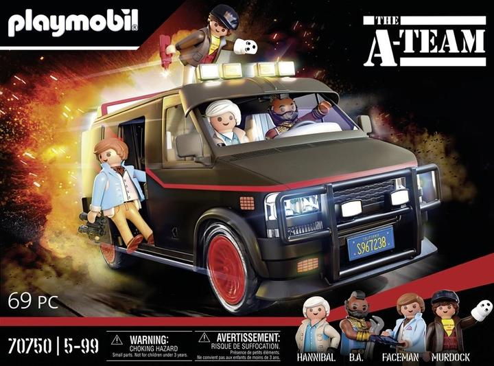Productafbeelding Playmobil De A-Team Van (70750, Playmobil A-Team)