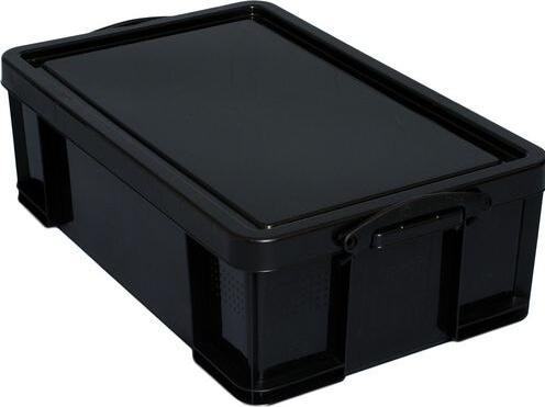 Produktbild Really Useful Box Archivbox 50 L Schwarz Kunststoff 440 mm x 230 mm (44 x 71 x 23 cm, 50 l)