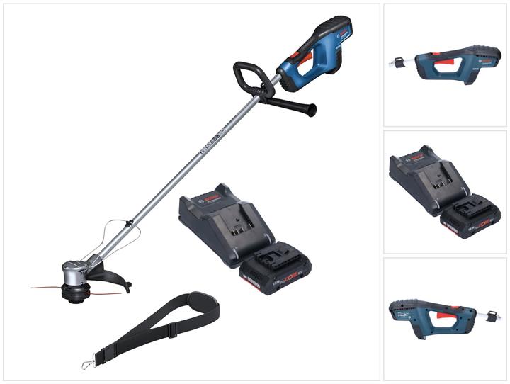Produktbild Bosch Professional Bosch GRT 18V-33 Professional Akku Rasentrimmer 18 V 330 mm Brushless + 1x ProCORE Akku 4,0 Ah + La