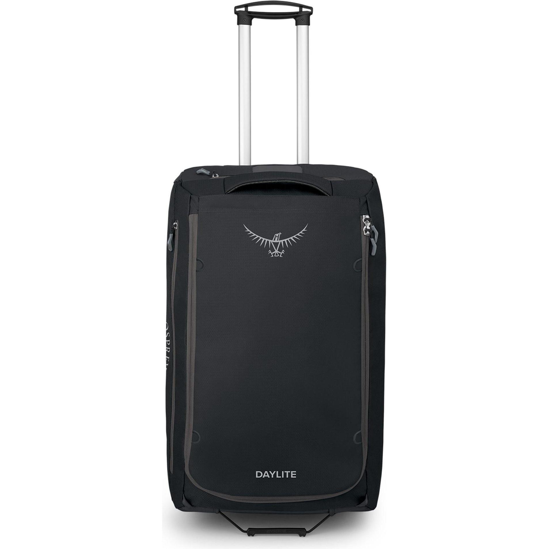 Osprey, Koffer, Daylite 85 2 Rollen Reisetasche 71 cm, Schwarz, (85 l, XL (ab 115l))
