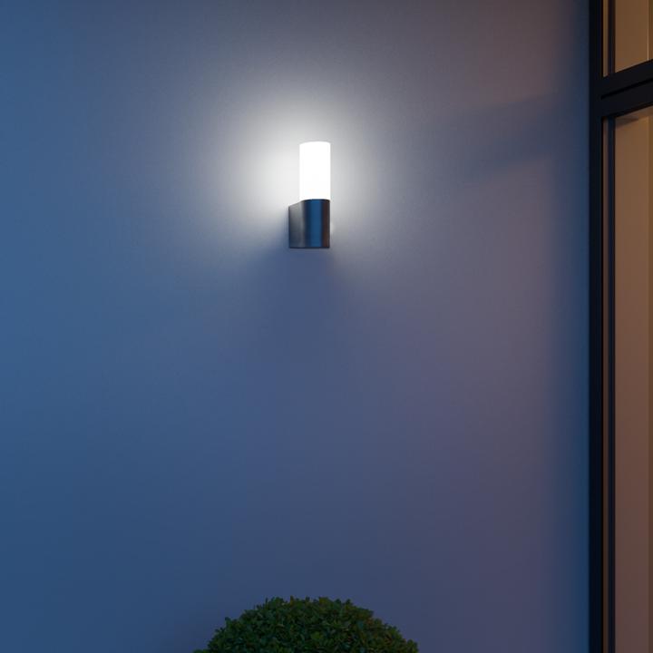 Actual product image Steinel LED outdoor light L 605 M Alu (729 lm, IP44)