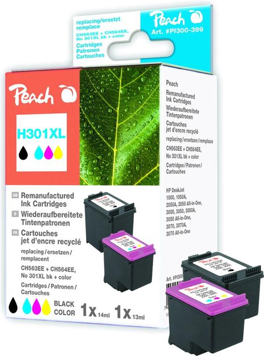 Produktbild Peach 301XL Multipack (Color, BK)