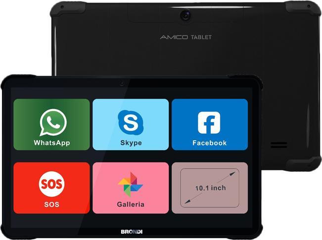 Immagine prodotto Brondi Amico Tablet (3G, 10.10", 8 GB, Nero)
