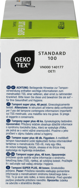 Actual product image dm Jessa Tampons Super Plus (48 x)