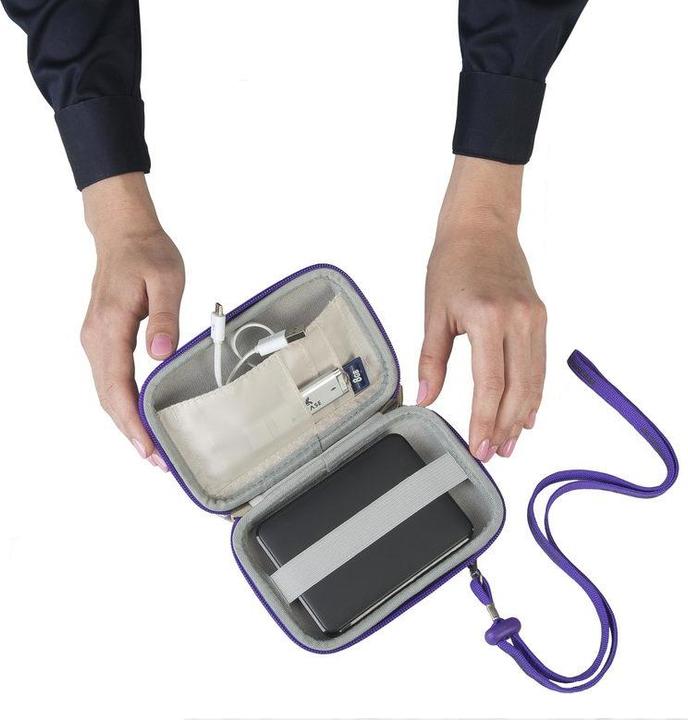 Actual product image Rivacase HDD Case 9101 PU ultraviolet