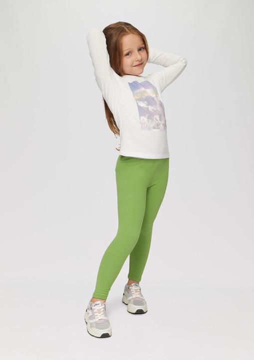 Produktbild S.Oliver T-Shirt Langarmshirt mit glitzerndem Frontprint (104, 110)