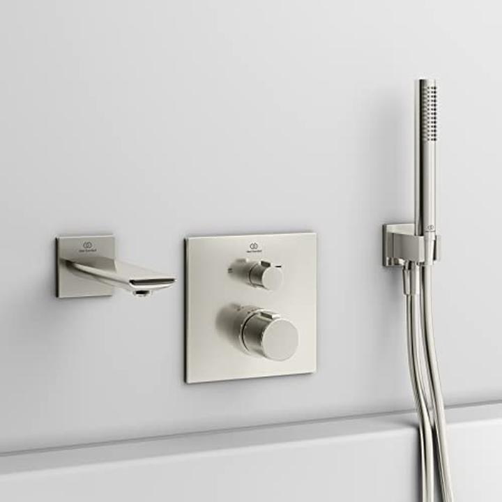 Produktbild Ideal Standard Handbrause Idealrain Atelier rund 25 mm silver storm BC774GN (8 l/min)