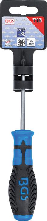 Actual product image BGS Screwdriver T-Star (for Torx) T15 Blade Length 80 mm