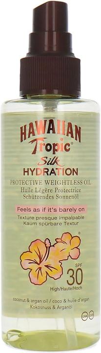 Image du produit Hawaiian Tropic Silk Hydration Dry Oil Mist SPF 30 150ml (Huile solaire, SPF 30, 150 ml)