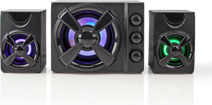 Actual product image Nedis Gaming Speaker | Speaker Channels: 2.1 | Power Supply via USB | 3.5 mm Plug | 33