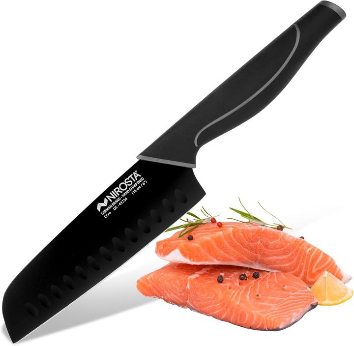 Immagine prodotto Nirosta Coltello Santoku Wave (16 cm)