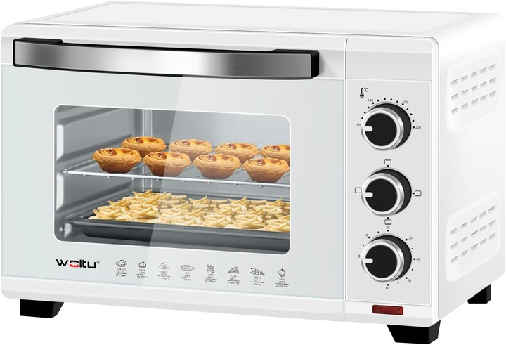 Produktbild Woltu Mini Backofen 20 Liter Weiss