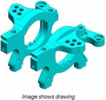 Image du produit Tamiya TA05-IFS Tête Bulk en aluminium