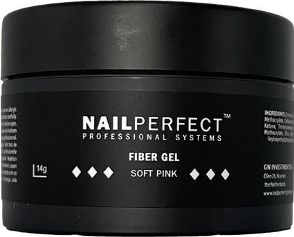 Nail Perfect NailPerfect Fiber Gel Soft Pink 14g (Soft Pink, Gel-Effekt Nagellack)