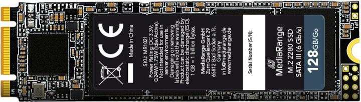 Actual product image MediaRange MR1021 - 128 GB - M.2 - 510 MB/s - 6 Gbit/s (128 GB, M.2 2280)