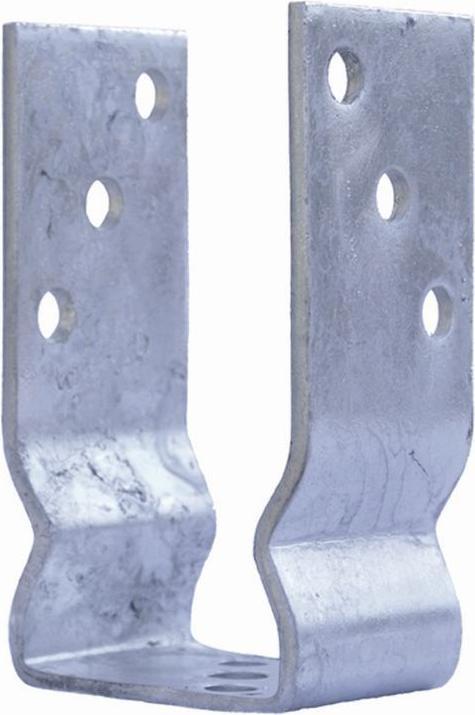 Produktbild Rewwer Tec REWWER-TEC U-Form-Lasche 101mm + Wulst Bodenhülse Pfostenschuh Pfostenfuss Gartenzäune Zäune