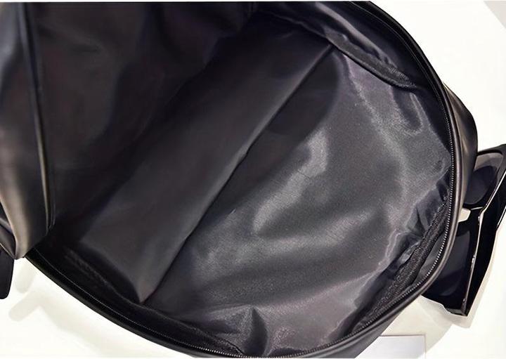 Actual product image Only-Bags.Store Casual travelling backpack, school bag, PU leather backpack with large capacity
