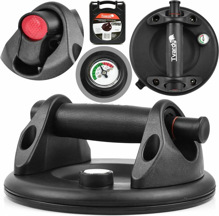 Actual product image MGA TWARDY PRZYSSAWKA PRÓŻNIOWA 200mm Z POMPKĄ 120kg (120 kg)