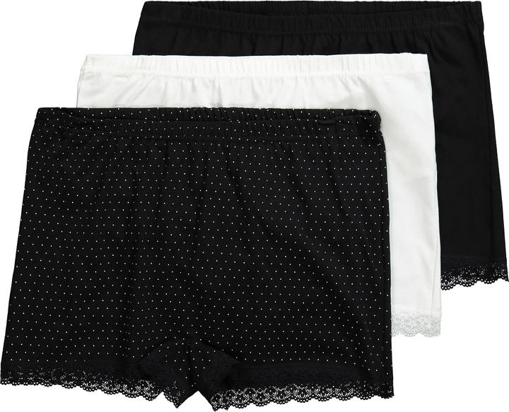 Produktbild Ulla Popken Pantys, 3er-Pack, Spitze, Punkte (46, 48)