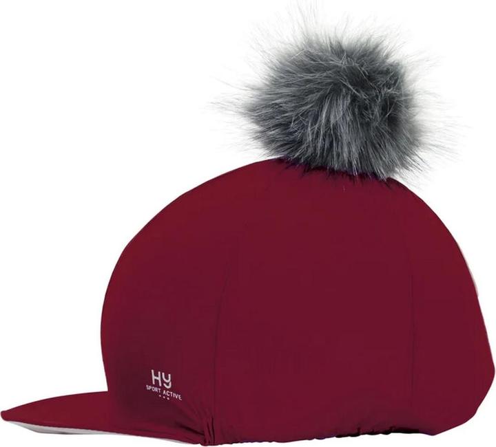 Produktbild Hy Equestrian Reithelmüberzug Bommel