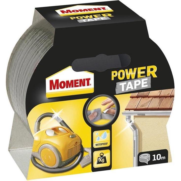 Moment, Klebeband, Power Tape 10m Silver
