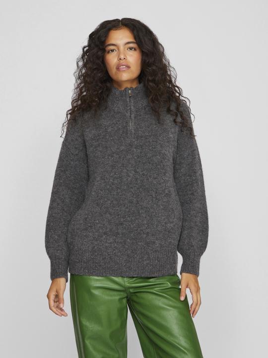 Image du produit Vila Pull en tricot à col roulé zippé (XS)