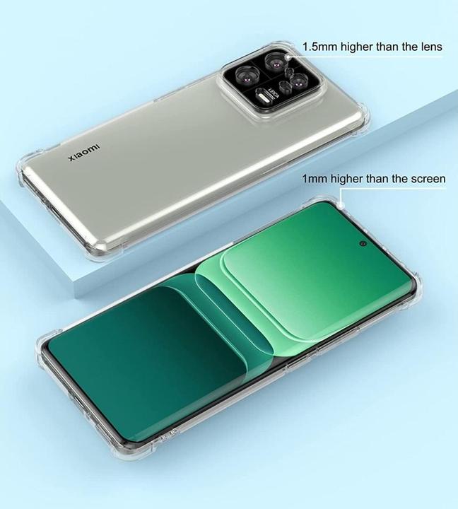 Actual product image Screenguard Xiaomi 13 Pro Case Crystal Soft Airbag Bumper (Xiaomi 13 Pro)