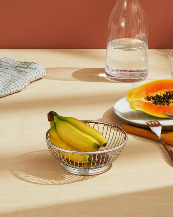 Actual product image Alessi Stainless steel wire basket silver (Ø 20 cm)