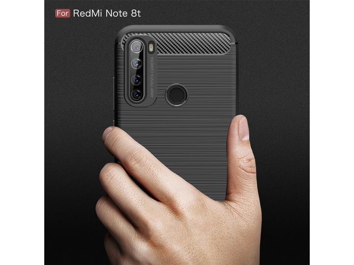 Immagine prodotto Screenguard Xiaomi Redmi Note 8T Cover Carbon Brushed Soft TPU (Xiaomi Redmi Note 8T)