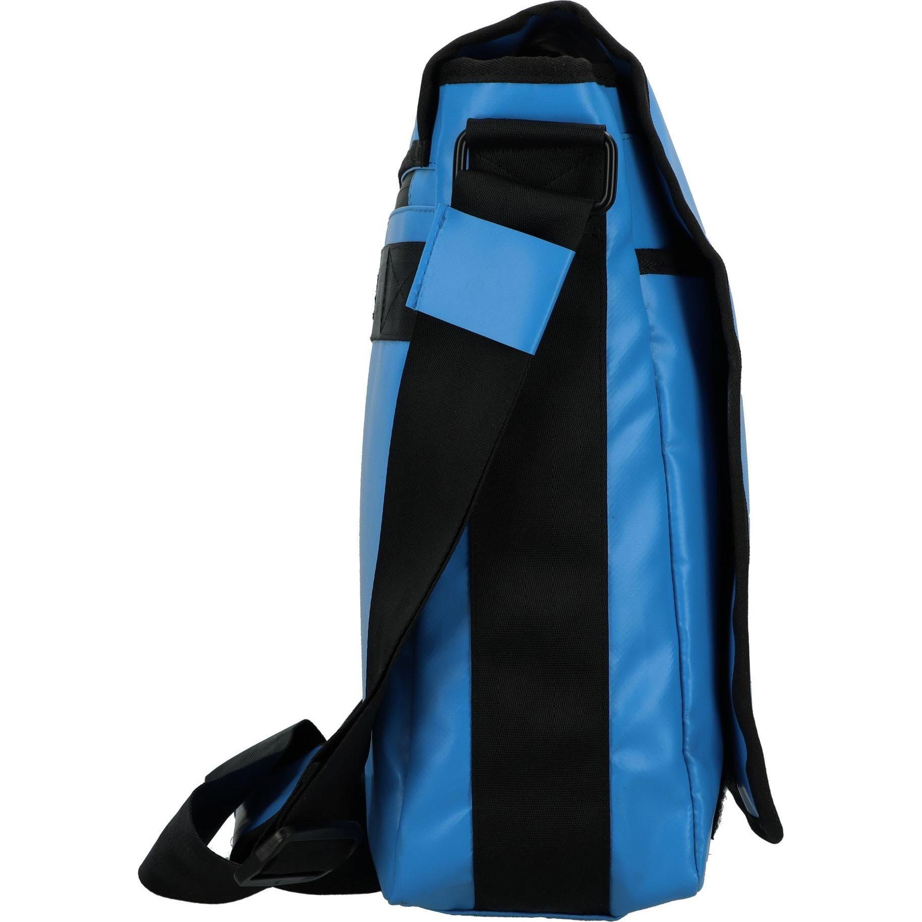 Thumbnail - Greenburry, Handtasche, Upcycled Tarpaulin Messenger 40 cm Laptopfach, Blau
