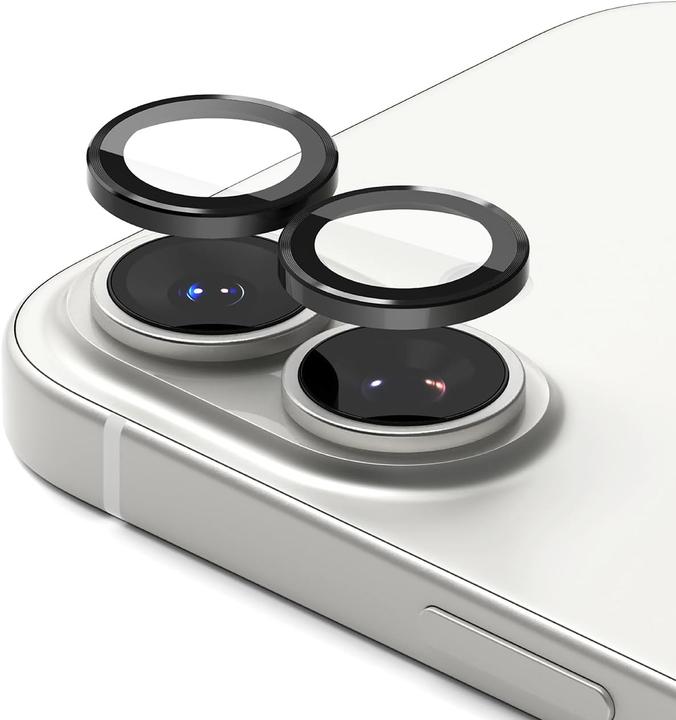 Produktbild Ringke - Camera Lens Frame Glass - iPhone 17 - Black (2 Stk., Apple iPhone 17)