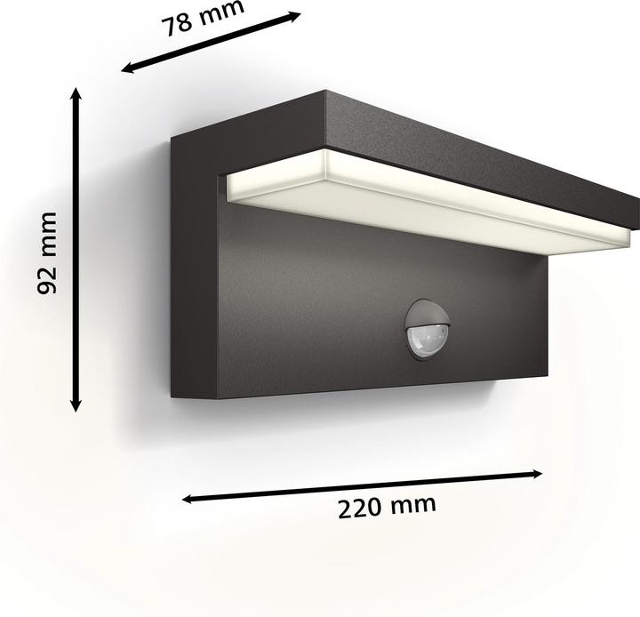 Actual product image Philips Bustan (800 lm, IP44)