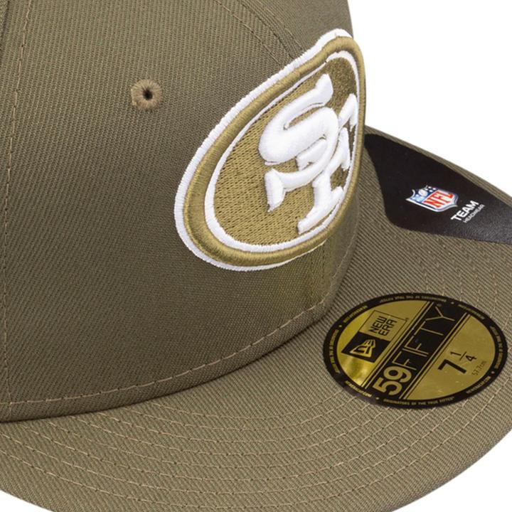 Produktbild New Era 59Fifty Fitted Cap San Francisco 49ers oliv - 6 7/8 (6 7/8)