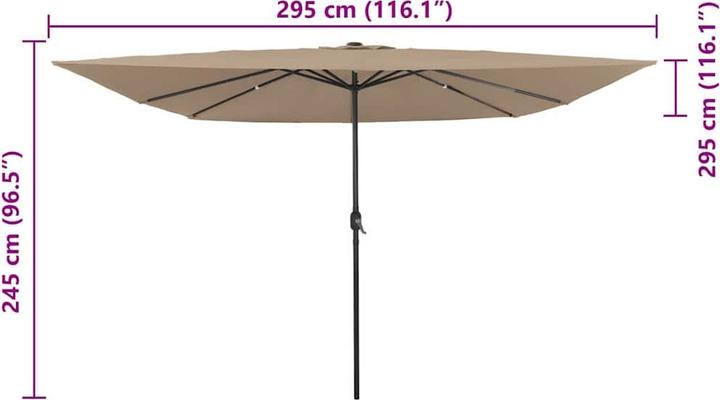 Immagine prodotto vidaXL Garten-Sonnenschirm (2.95 m)
